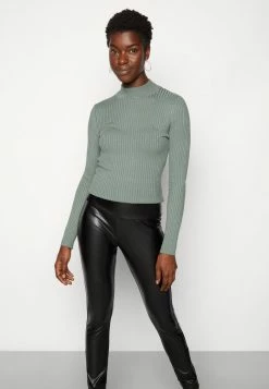 Coupon 💯 Opus ELYSSA SLIT - Leggings - Trousers - Black ❤️ -Opus - shop 29fe13bee7034401a5c551d57a83bcf8